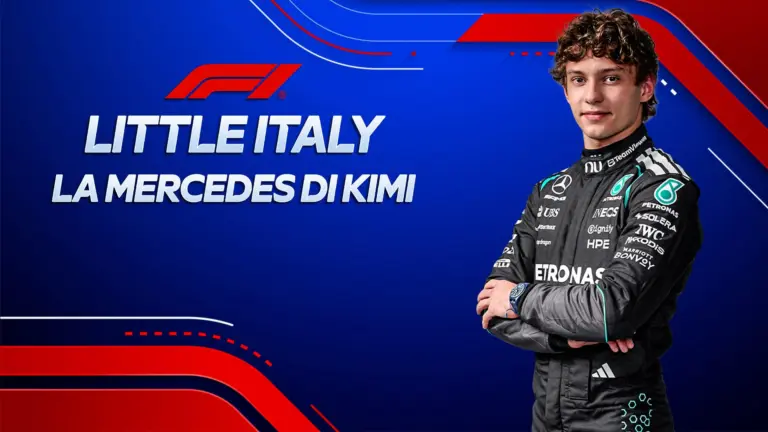 Little Italy: La Mercedes di Kimi