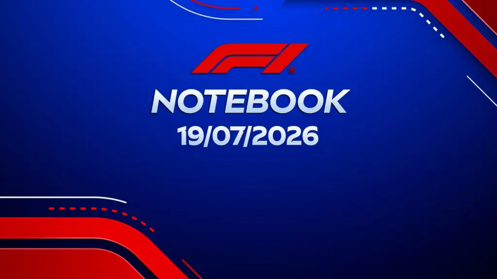 F1 Notebook 2026 19/07/2026
