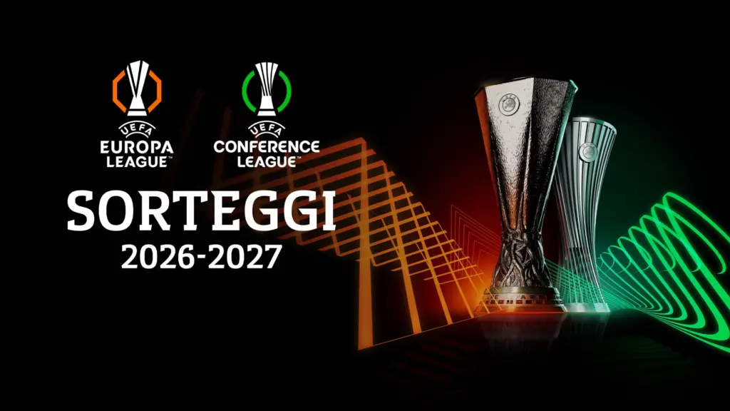 Calcio Sorteggi Uefa Uel + Uecl 2026/2027 28/08/2026