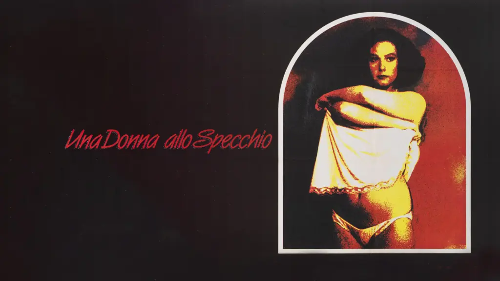 Una donna allo specchio