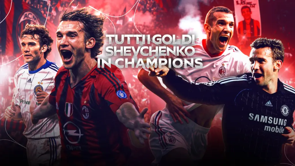 Tutti I Gol Di Shevchenko In Champions League