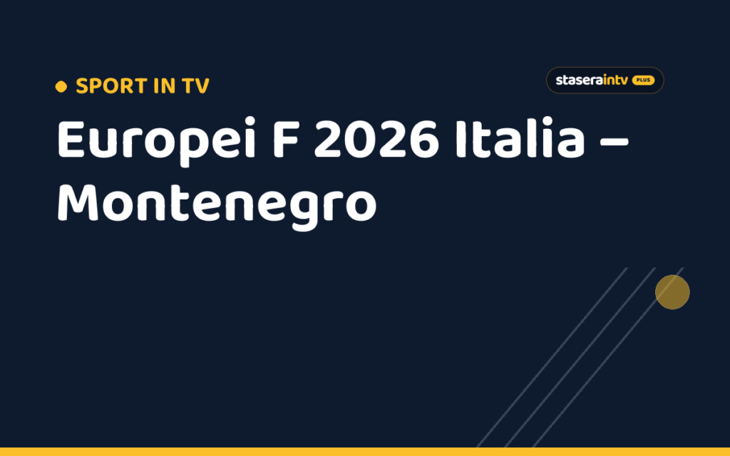 Europei F 2026 Italia – Montenegro
