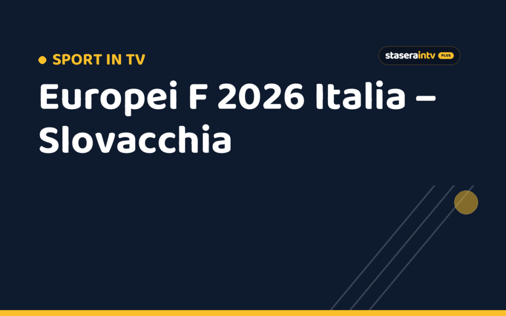 Europei F 2026 Italia – Slovacchia
