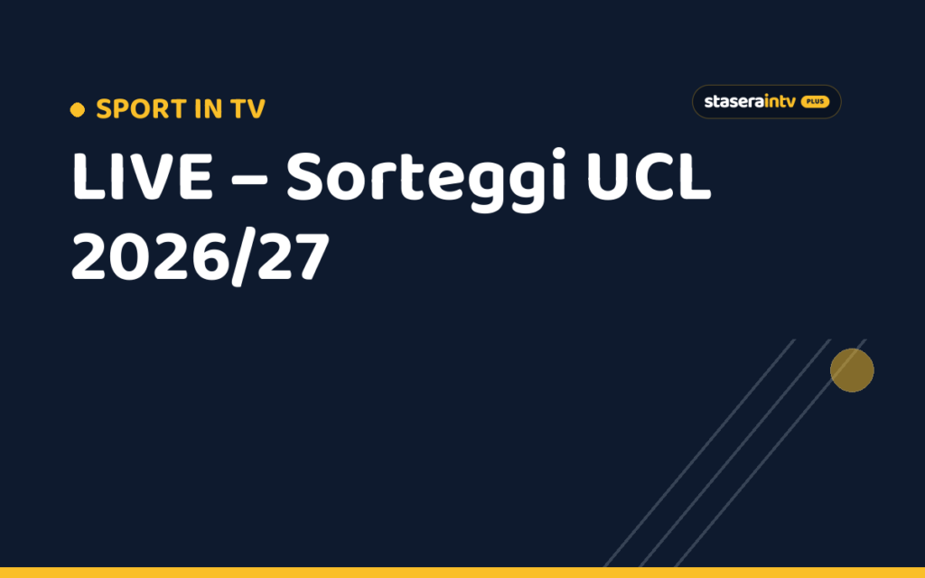 LIVE – Sorteggi UCL 2026/27