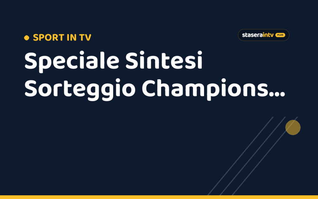 Speciale Sintesi Sorteggio Champions…