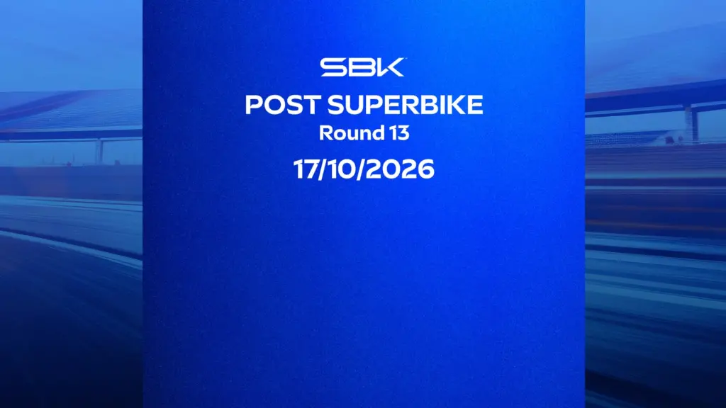 Post Superbike 2026 Round 13 17/10/2026