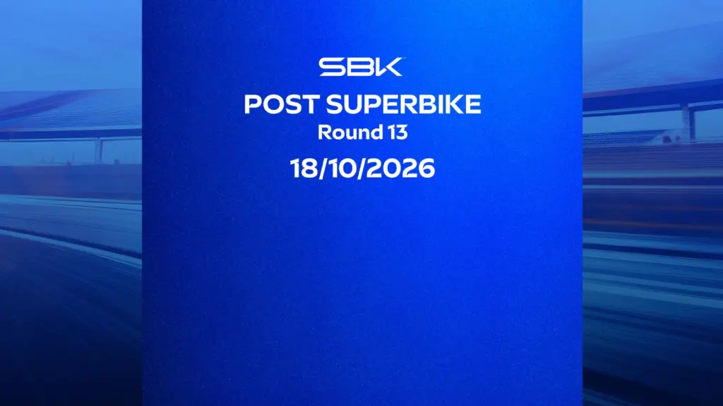 Post Superbike 2026 Round 13 18/10/2026
